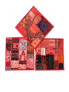 Patchwork Cushion Covers – Indian Handmade Vintage Boho Decorative Pillow Covers