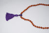 Handmade Yoga Mala Meditation Amethyst Beads Tassel Necklace