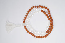  Shiva Shakti Rudraksha Quartz Crystal Mala Energies Meditation Mala