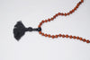 Smoky Obsidian Meditation mala for Protection Power Beads Mala