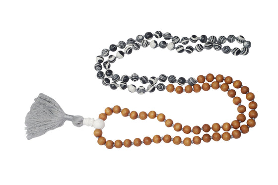 Mala Beads Fragrant Sandalwood Meditation Beads for Yoga, Chanting