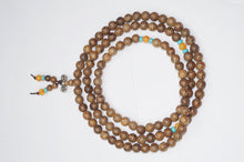  Buddhist Jewelry Yoga Mala Brown Wooden Tibetan Buddhist Meditation Mala