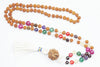 Necklace Navaratan Rudraksha Prayer Beads for Meditation, Healing Prayer