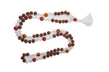  Yoga Buddhist Prayer Mala Beads Clearing Energies Coral Quartz Mala