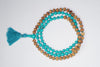 Yoga mala Turquoise Mala Beads Buddhist Healing Japamala Necklace