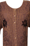 Bohemian Maxi dresses Boho Chic Kaftan 2XL