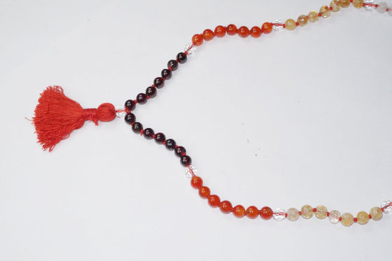 VEDAMALAS CHAKRA Japa Mala With 108+1 Beads Stone Necklace