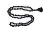 Black Swarovski Crystal Gem Beads Yoga Mala Tibet Buddhist Mala