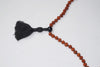 VEDAMALAS BLACK AGATE Meditation Necklaces Vedic Mala Beads Rudraksha