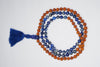 Handmade Healing Mala Authentic 108 Bead Stone Lapis Lazuli Rudraksha Mala