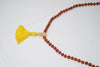 Citrine Meditation Mala Rudraksha Pearl Beads Japamala Tassel Handmade Mala