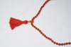 VEDAMALAS Chakra Prayer Beads Rudraksha Mala Healing Necklace Carnelian