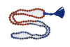 Lapis Lazuli Buddhist Mala Jewelry Knotted Beads Tassel Necklaces