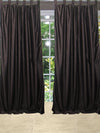 Brown Window Curtains