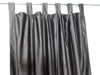 2 Brown Window Curtains Crushed Velvet Feel Panel Drapes, 84