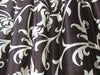Textured Boho Curtain Pair, Drapes, Tab top, Coffee Brown Bedroom Curtains