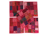 Pink Boho Vintage Sari Patchwork Cushion Covers | Handmade Decorative Throw Pillow Covers