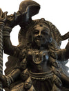 Vintage Stone Statue Maa Kali Hindu Goddess Altar Deity Sculpture