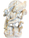 Dancing Shiva Stone Sculpture, Transformation Energy Stone Shiva Tandav