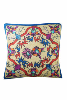  Sofa Cushion Covers Colorful Suzani Embroidered Handmade Indian Toss