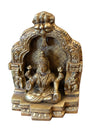 Hand Carved Brass Statue Home Altar Goddess Lakshmi in Blessing Pose