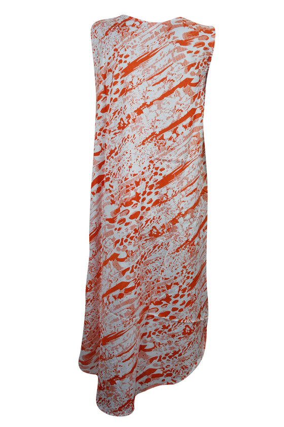 Bohemian Muumuu Dress, Summer Dresses, Sleeveless Beach Dress, Casual L