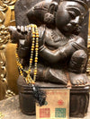 Aventurine Rudraksha mala beads, Om Pendant, Business YANTRA Spiritual