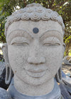 PRE ORDER-Natural Stone Protection Buddha Bust Handcarved Garden Statue
