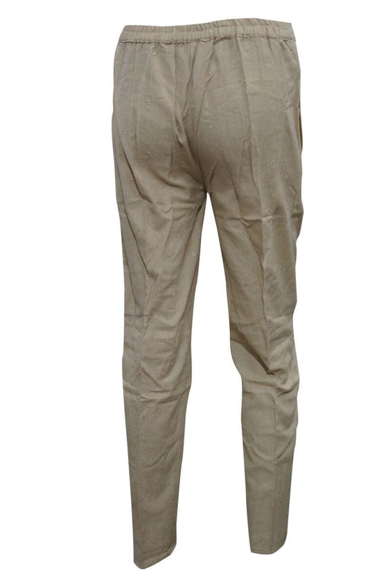 Pajama Pant Casual Comfy Handmade Straight Leg Slim M/L