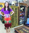 TIEDYE Summer Dress, Beach Cover Up, Tie Dye ML