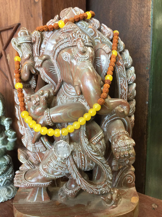 Dancing Ganesh Stone Sculpture Hand Carved Gorgeous Natraja Ganesha Statue