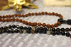 Saraswati-Yantra Obsidian crystal Prayer Beads Yoga Mala Sacred Geometry