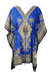 Caftan Dress, Boho Kaftan Dresses, BLue Dashiki Dresses, 3XL