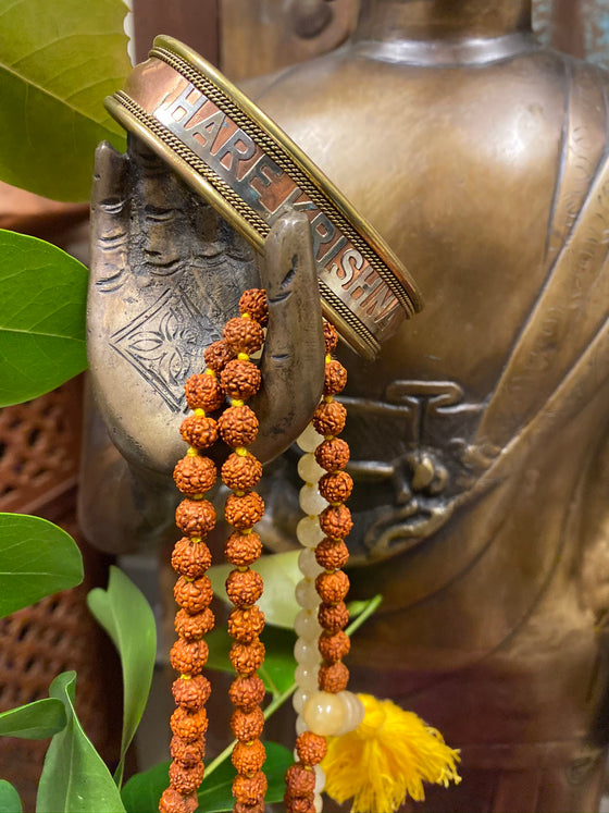 Yoga Mala Yellow Jade Meditation Mala Beads Mindful Living Japamala