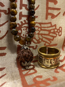  Rahu Ketu Mala, Courage Integrity Mala Beads, Natural Tiger