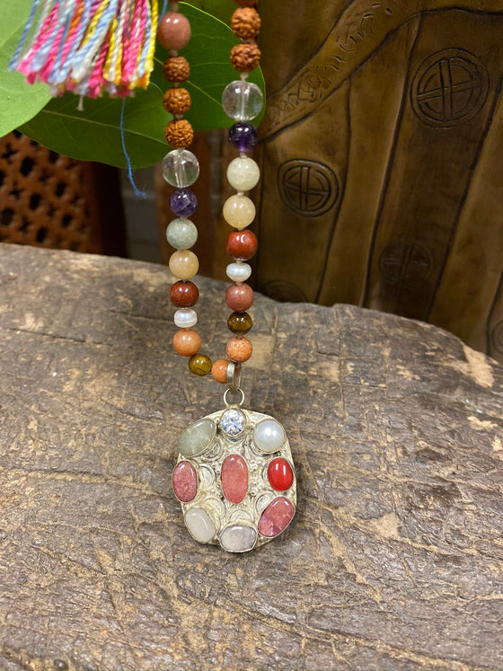 Nine Planets Veda Mala Beads Wards Off Negative Energies Meditation Mala