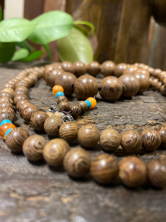 Bodhi Seed Mala Buddhist Wrap Around Bracelet Sacred Geometry Mala