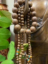 Bodhi Seed Mala Buddhist Wrap Around Bracelet Sacred Geometry Mala