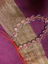 Mediation Mala Rudraksha Beads 5 Mukhi Silver Cap Mala Yoga Mala