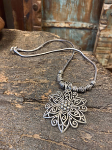 Recycled Lotus Pendant Handmade Holistic Necklaces, Yoga Jewelry