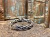 Handmade Corded Twisted OLd Metal Bracelet, Unisex, Handmade, Recycled
