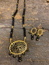 Womens Pendant Necklace Set Deer Traditional jewelry Party And