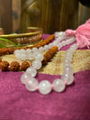 Yoga Mala Rose Quartz Beads Rudraksha Mala Unconditional Love