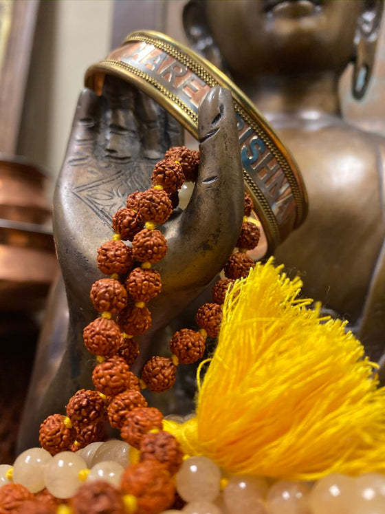 Yoga Mala Yellow Jade Meditation Mala Beads Mindful Living Japamala