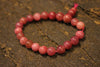 Ambition Sunstone Rose Quartz Rudraksha 108 Malabeads, Pink Jade