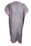 Kaftan Dresses, Gray Pink Caftan Dresses, Warm Pashmina ML