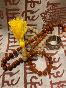  Solar Plexus Chakra Yellow Jade Mala Beads Mindful Living