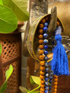 Meditation Malabeads Rudraksha Lapis Lazuli Mental Clarity Healing Copper Bracelet