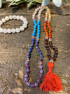 Chakra Healing Mala Reiki Malabeads With Moonstone Wrist Bracelet