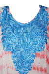 Kaftan Maxi Dress, Bohemian Kaftan, Resort Wear, Pink 4XL